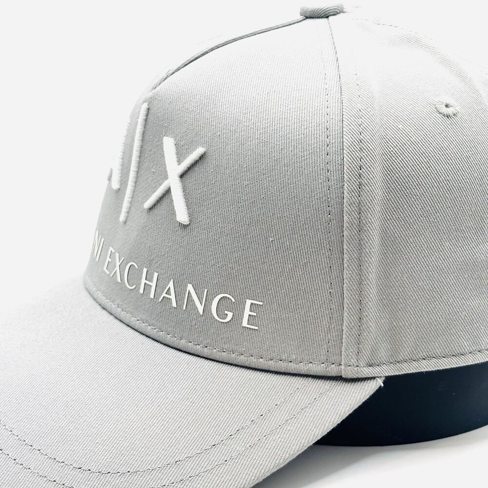Armani Exchange A|X Logo Baseball Cap Taupe Adjustable Snapback Strap Adjustable - Picture 5 of 6